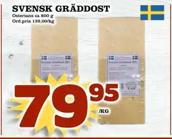 Svensk gräddost