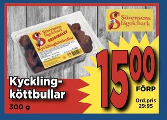 Supergrossen Kycklingköttbullar erbjuda