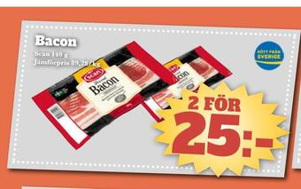 Bonum Matmarknad Bacon erbjuda