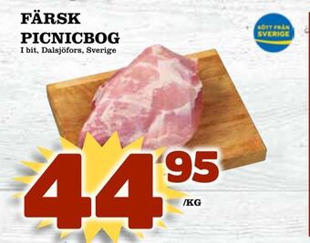 Matdax Färsk picnicbog erbjuda