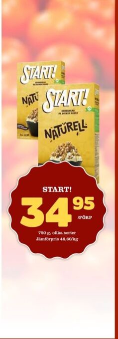 Matdax Start! granola erbjuda