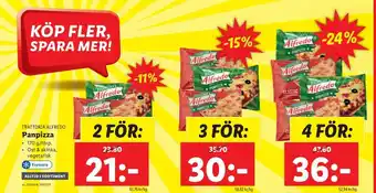 Lidl Trattoria Alfredo Panpizza erbjuda