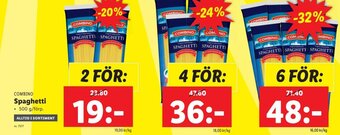 Lidl Combino Spaghetti erbjuda