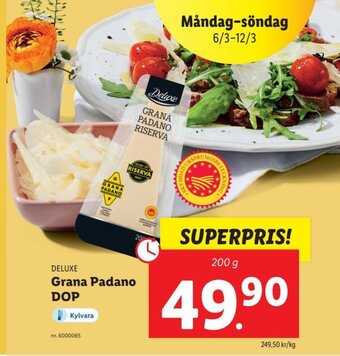 Lidl Deluxe Grana Padano DOP erbjuda
