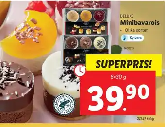Lidl Deluxe Minibavarois erbjuda