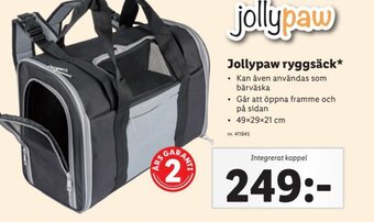 Lidl Jollypaw Ryggsäck erbjuda