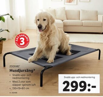 Lidl Zoofari Husdjursäng erbjuda