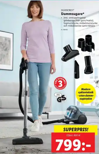 Lidl Silvercrest Dammsugare erbjuda