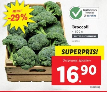Lidl Broccoli erbjuda