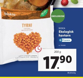 Lidl Ekologisk Havtorn erbjuda