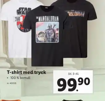 T-Shirt Med Tryck