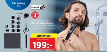 Lidl Hår-och skäggtrimmer erbjuda