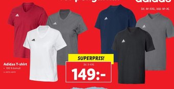 Lidl Adidas T-Shirt erbjuda
