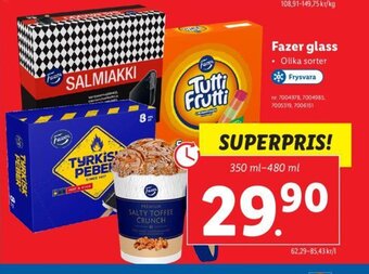 Lidl Fazer Glass erbjuda