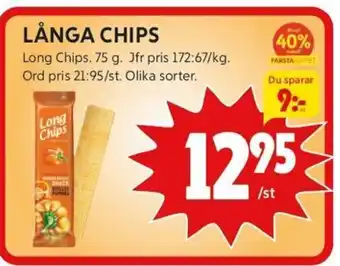 ICA Kvantum Långa Chips erbjuda