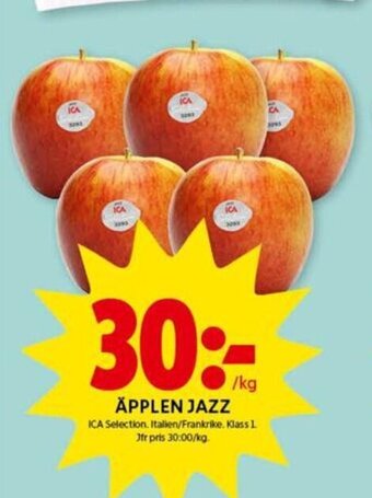 ICA Kvantum Äpplen Jazz erbjuda