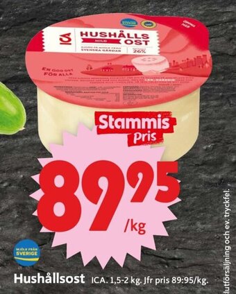 ICA Supermarket Hushållsost erbjuda