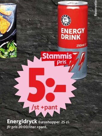 ICA Supermarket Energidryck erbjuda