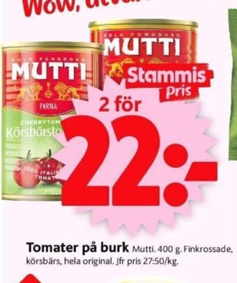 ICA Supermarket Tomater På Burk erbjuda