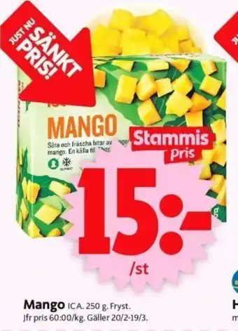 ICA Supermarket Mango erbjuda