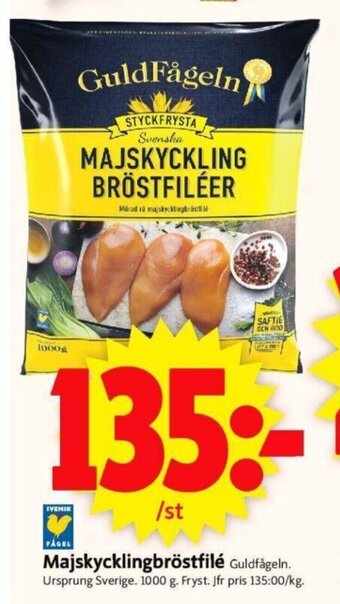 ICA Supermarket Majskycklingbröstfilé erbjuda