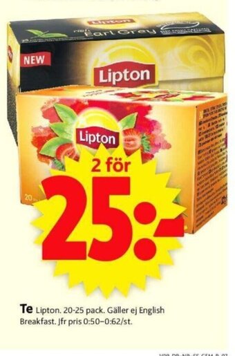 ICA Supermarket Te erbjuda