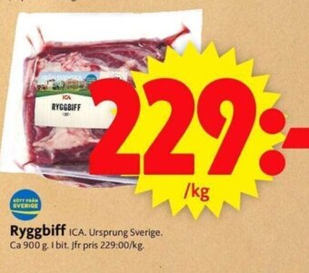 ICA Supermarket Ryggbiff erbjuda