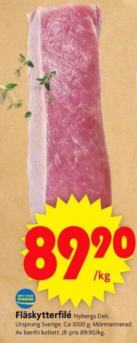 ICA Supermarket Fläskytterfilé erbjuda