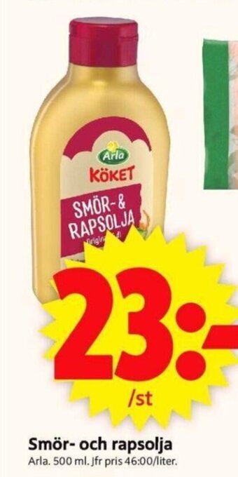 ICA Supermarket Smör-och Rapsolja erbjuda