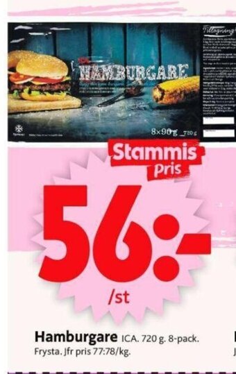 ICA Supermarket Hamburgare erbjuda