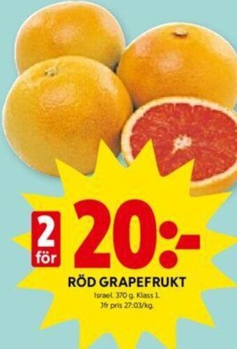 ICA Kvantum Röd Grapefrukt erbjuda