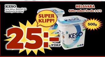 Nya Pulsen Keso erbjuda