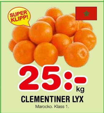 Nya Pulsen Clementiner lyx erbjuda