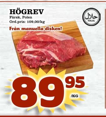 Supergrossen Högrev erbjuda