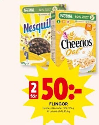 ICA Kvantum Flingor erbjuda