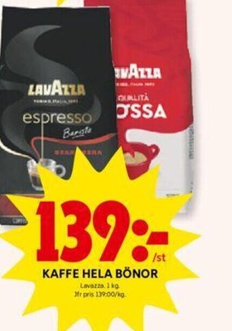 ICA Kvantum Kaffe Hela Bönor erbjuda