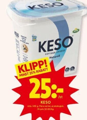 ICA Kvantum Keso erbjuda