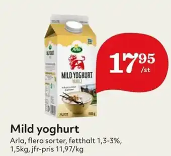 Hemköp Arla Mild yoghurt 1,5kg erbjuda