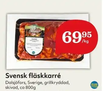 Hemköp Dalsjöfors Svensk Fläskkarré 800g erbjuda