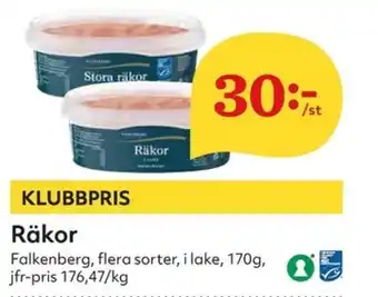 Hemköp Falkenberg Räkor 170g erbjuda