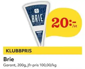 Hemköp Garant Brie 200g erbjuda