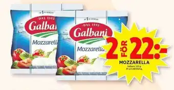 ICA Maxi Galbani Mozzarella 125g erbjuda