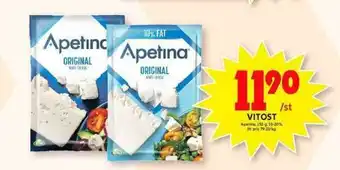 ICA Maxi Apertina Vitost 150g erbjuda