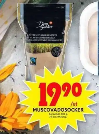Dan Sukker Muscovadosocker 400g