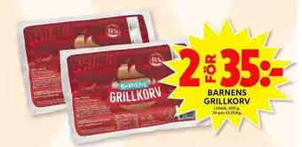 ICA Maxi Lithells Barnens Grillkorv 400g erbjuda