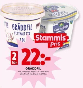 ICA Kvantum Gräddfil erbjuda