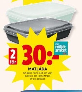 ICA Kvantum Matlåda erbjuda