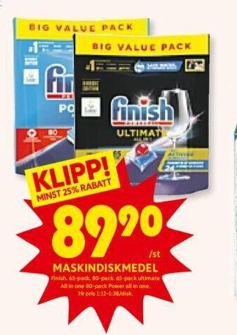 ICA Kvantum Maskindiskmedel erbjuda