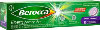 Apotek Hjärtat Berocca energy cassis & berries 15 st erbjuda