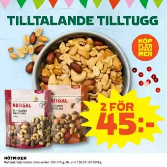 Coop Nutisal Nötter erbjuda